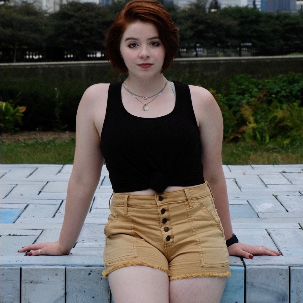 High waisted shorts